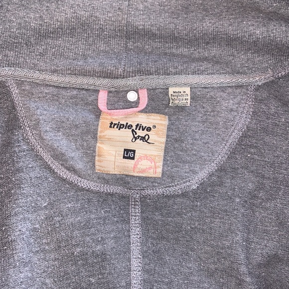 Triple Five Soul Cocoon Sweater, light grey - Picture 3 of 4